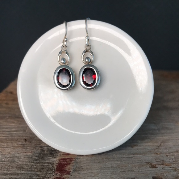 Sterling Silver Garnet Set - Picture 6 of 12